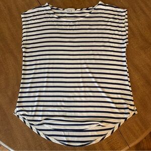 Green Envelope Striped Top